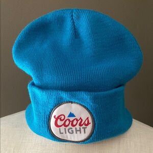 Coors Light made to chill Blue Beanie stocking hat